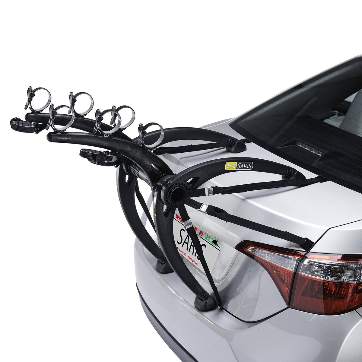 Black 2 Bike Trunk Rack D24843