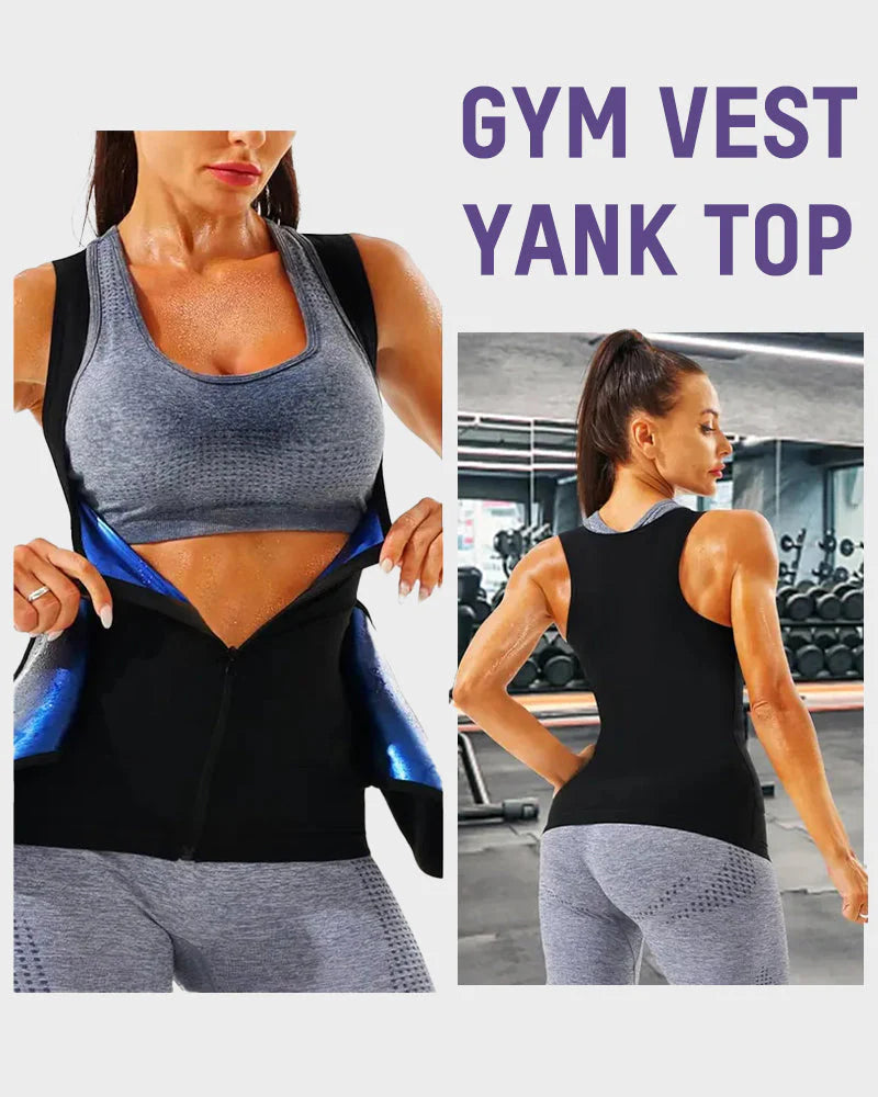 Adjustable Sauna Sweat Waist Trainer Tank Top Z94778