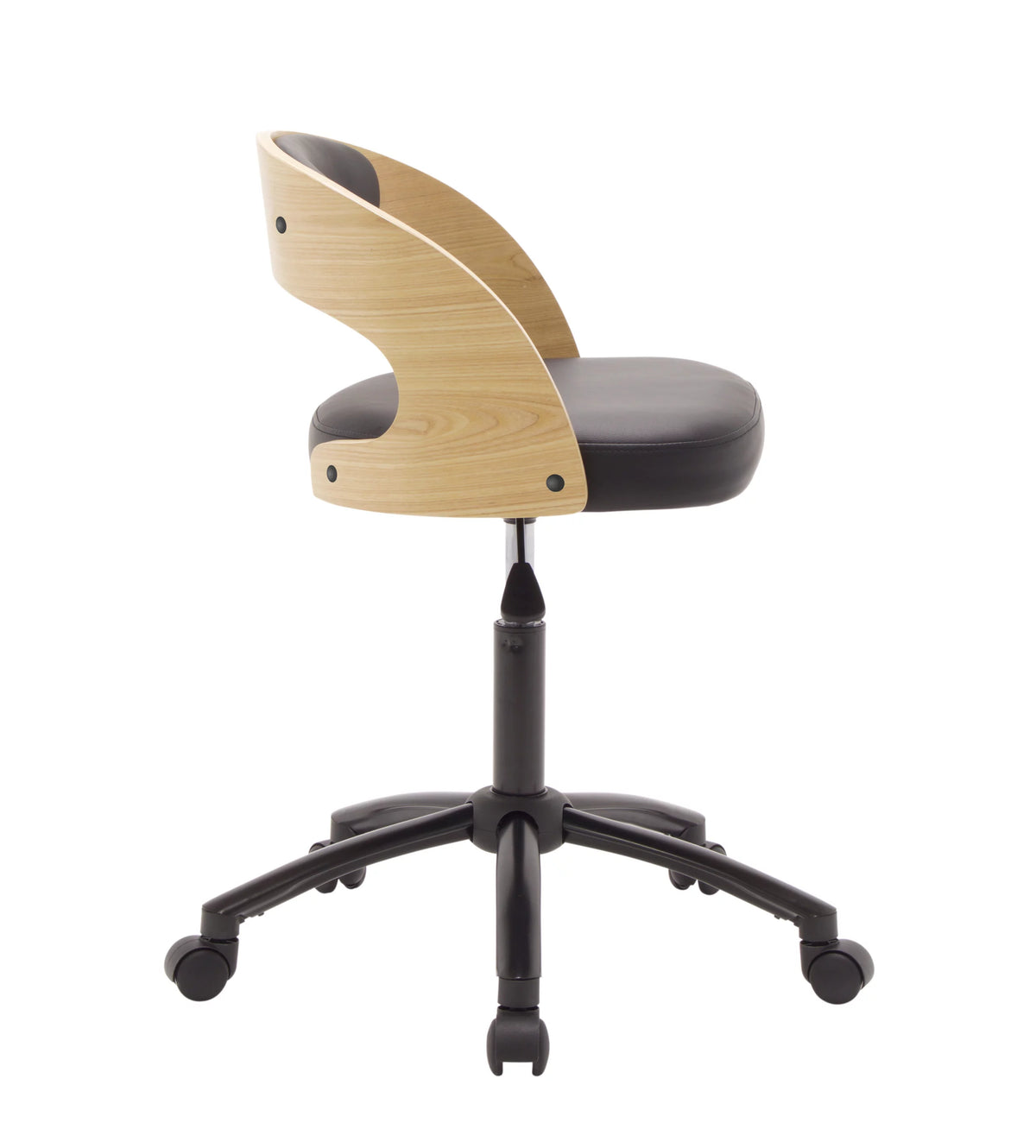 Ashwood Low Wood Back Swivel Office Chair J33094