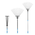 15-Tine Adjustable Leaf Rake with Telescoping Handle Q85683