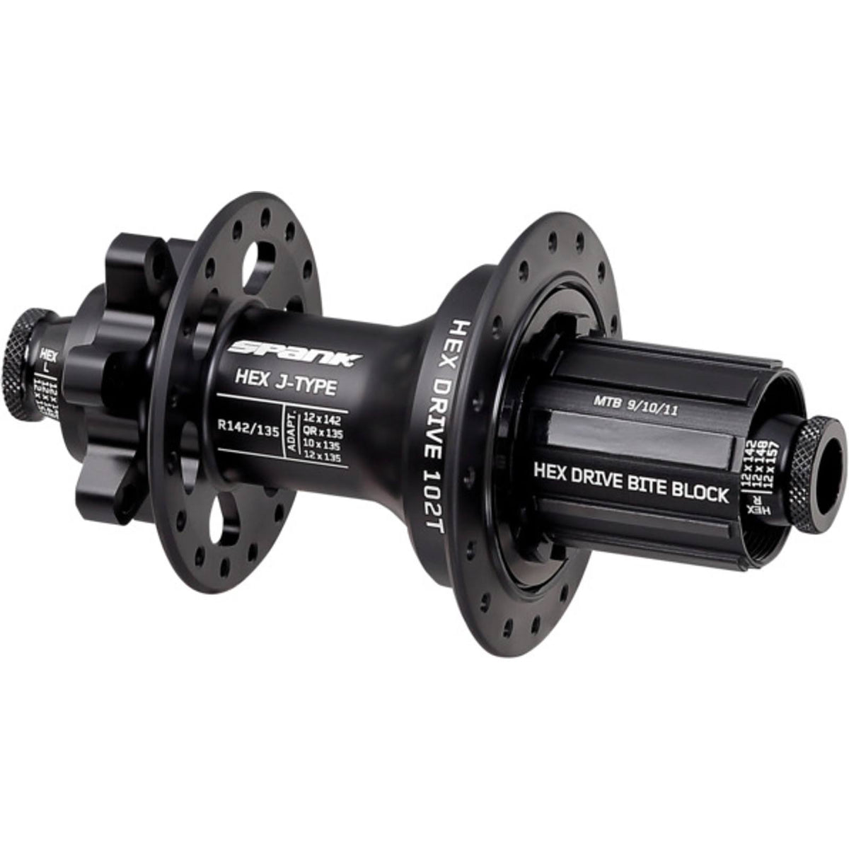Black Rear MTB Hub D326961