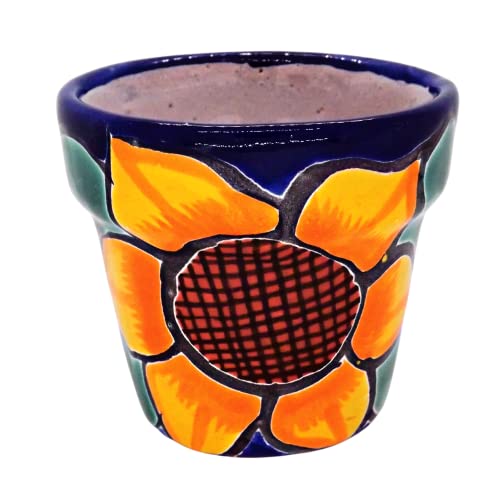 Set of 3 Hand-Painted Talavera Planters Q729185