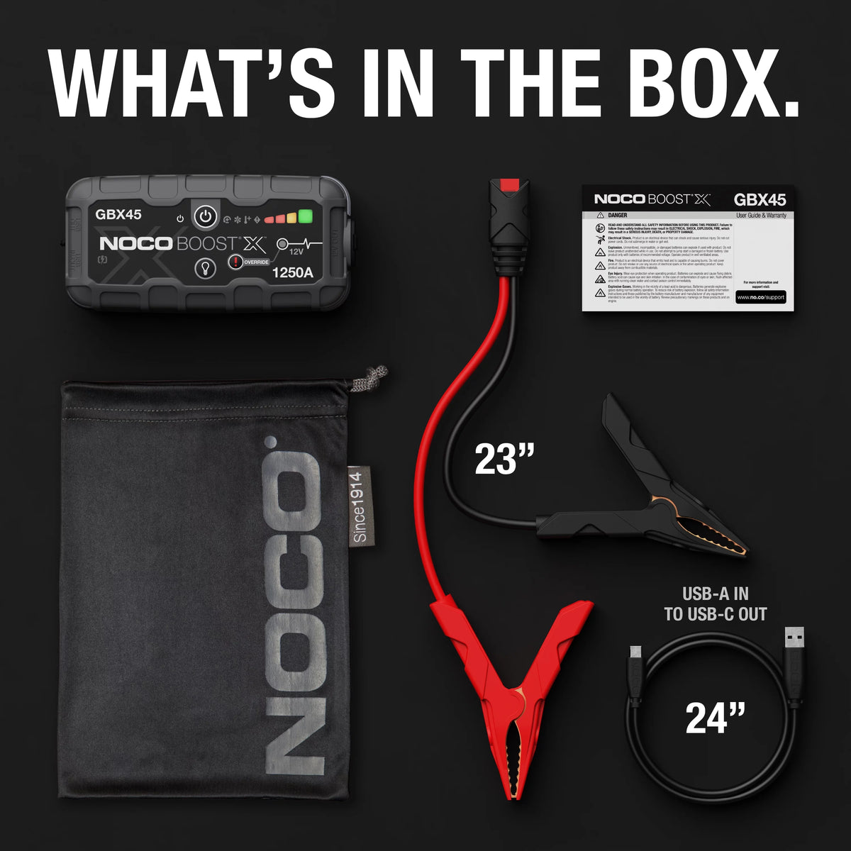 1250A 12V Portable Lithium Jump Starter Y21630