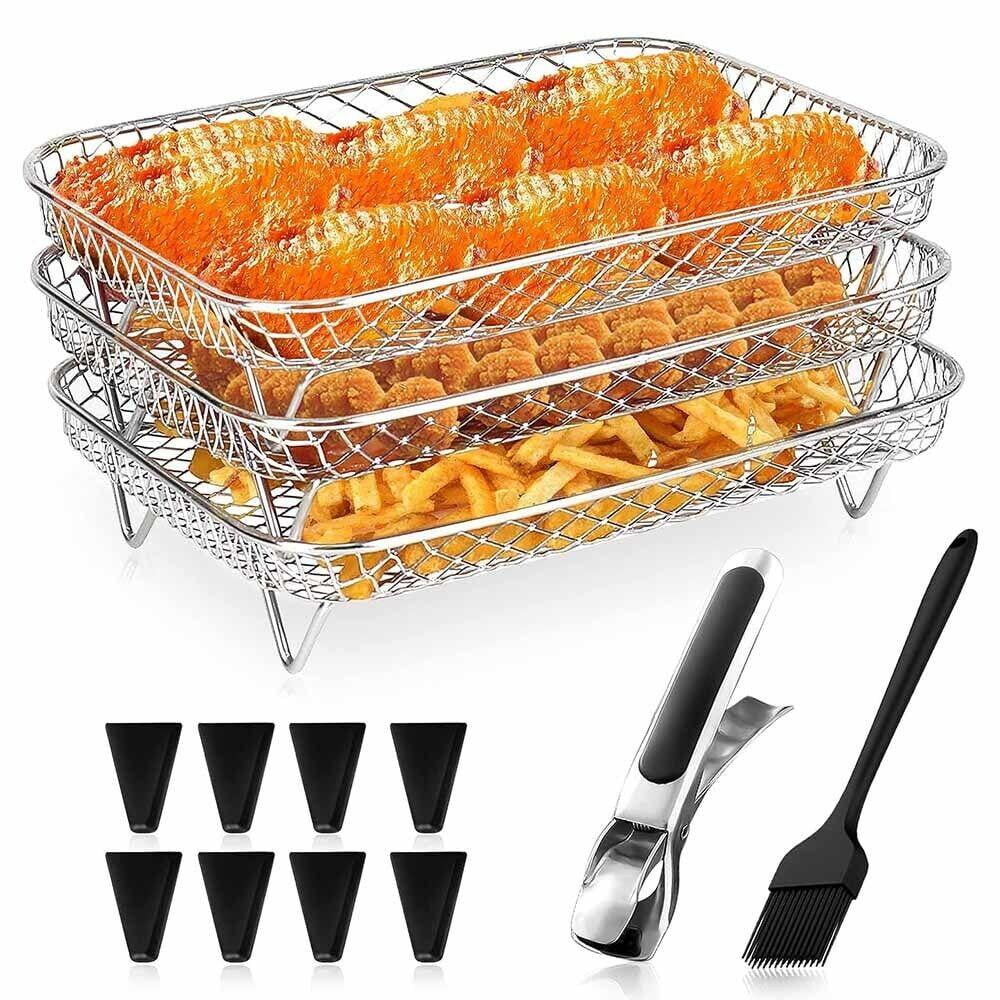 Stainless Steel Air Fryer Rack & Accessories Y12974