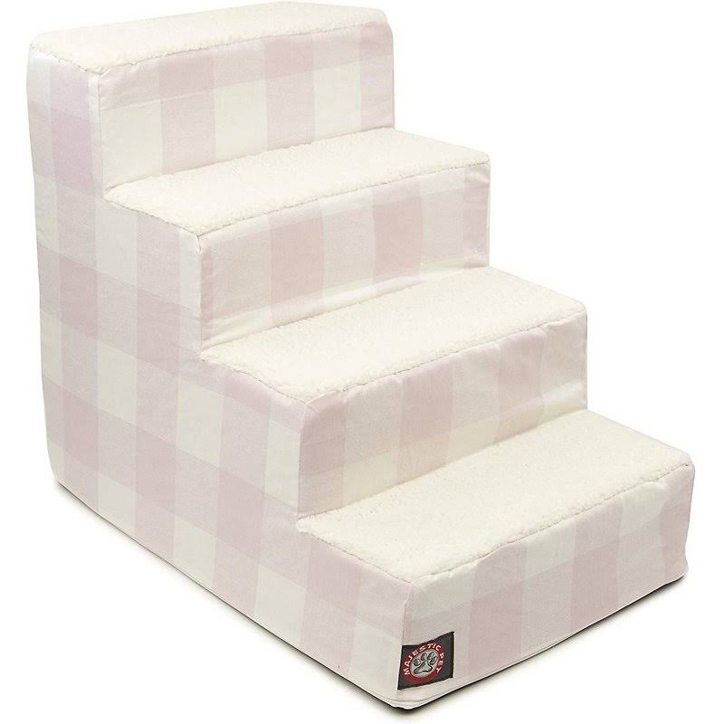 Pink 4 Step Pet Stairs E6038