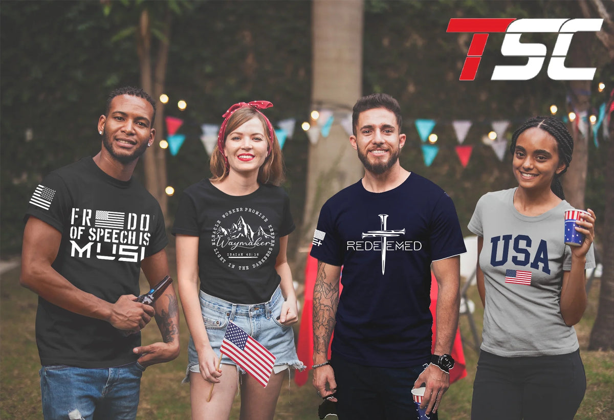 Black Christian Short Sleeve Graphic T-Shirt J95129