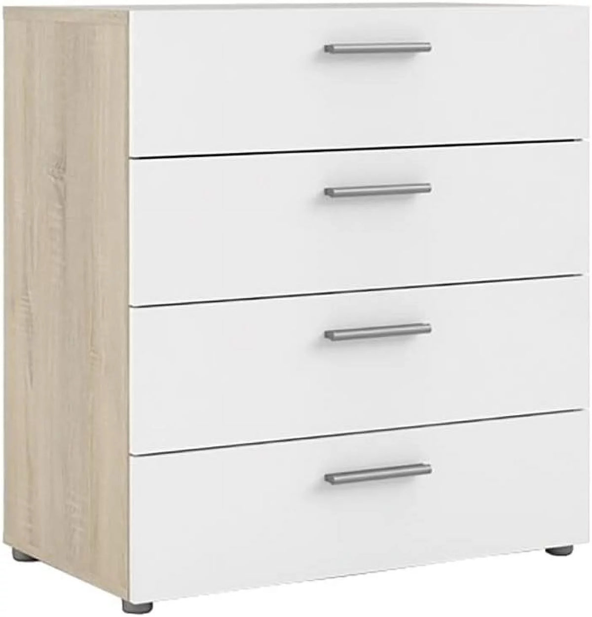 4 Drawer White High Gloss Dresser Z1897