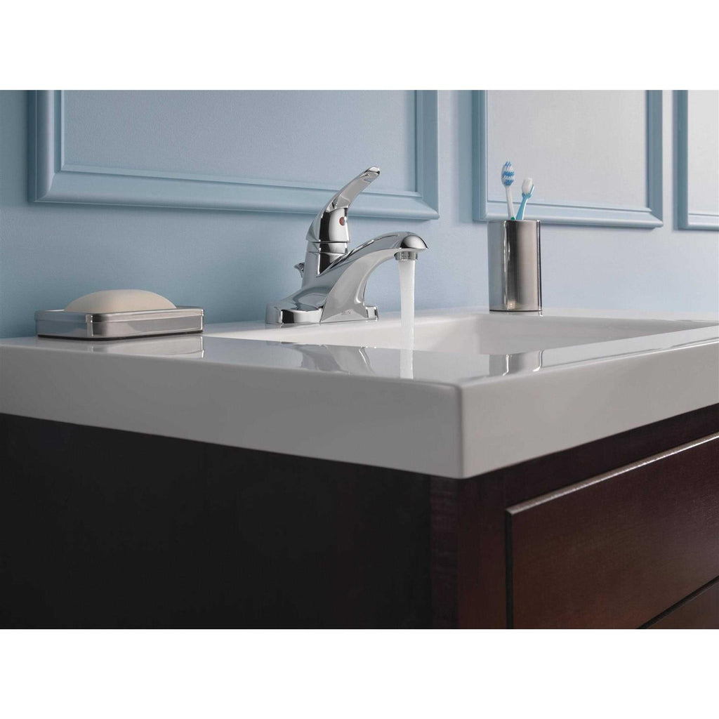 Chrome Single Handle Lavatory Pop-Up Faucet I3573