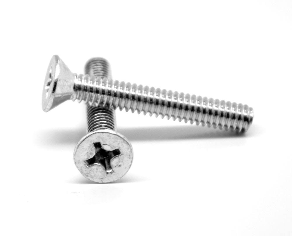 3/8 Coarse Thread Phillips Flat Head Machine Screw Zinc Plated E433721