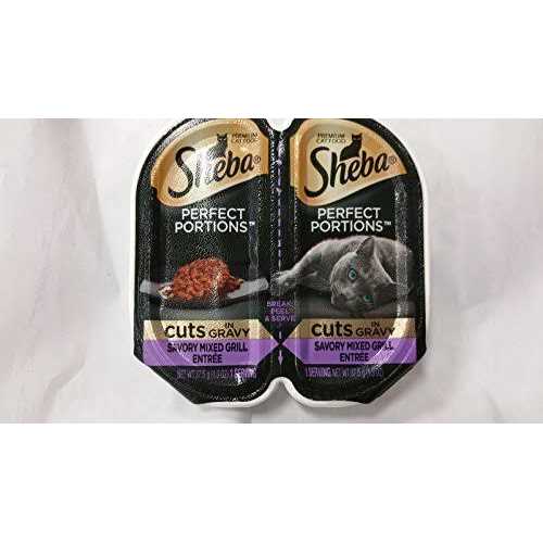 Wet Cat Food Cuts in Gravy Savory Mixed Grill Entree G54722