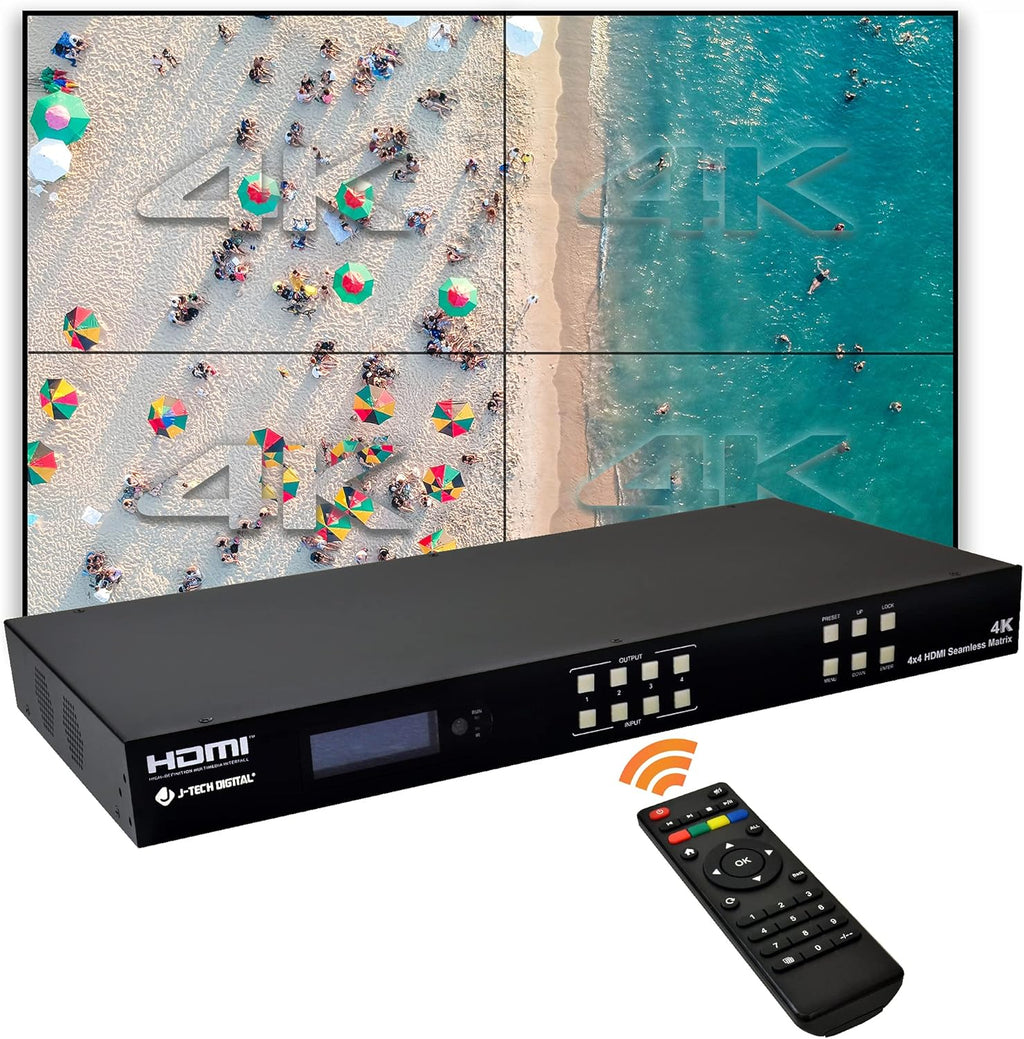 4K60Hz HDMI Video Wall Controller Multiviewer Seamless Switch Matrix B17453