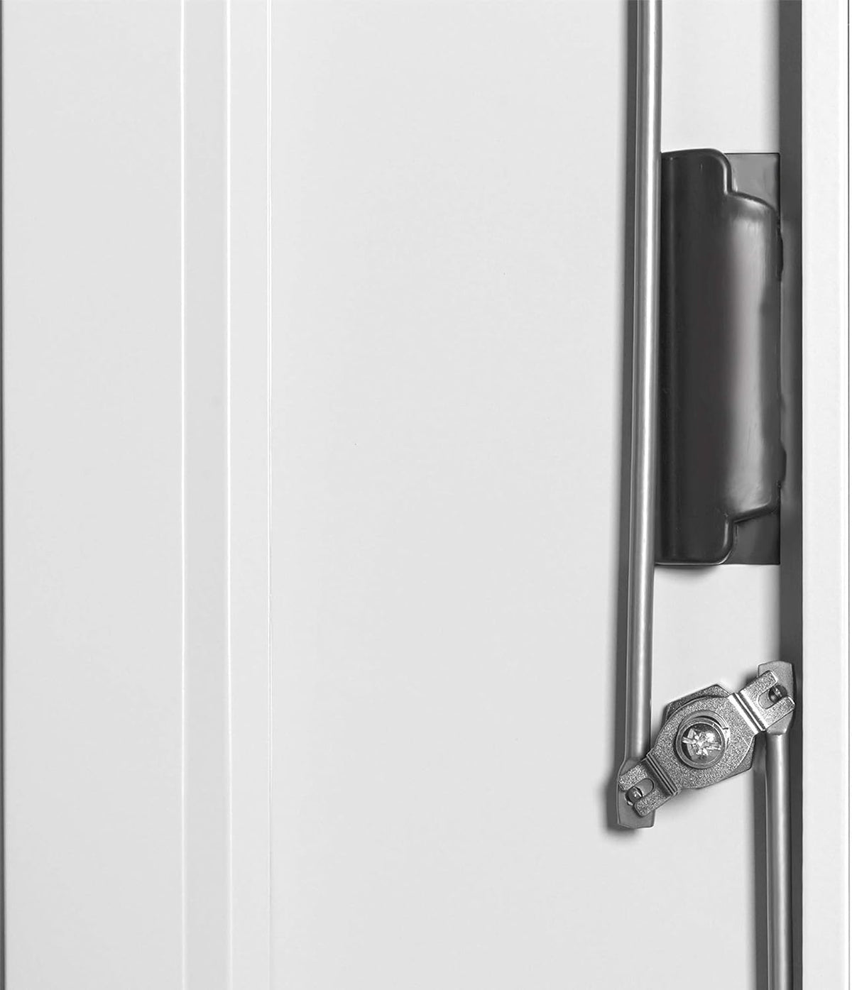 Metal Storage Cabinet with Locking Doors and 4 Adjustable Shelves M88418