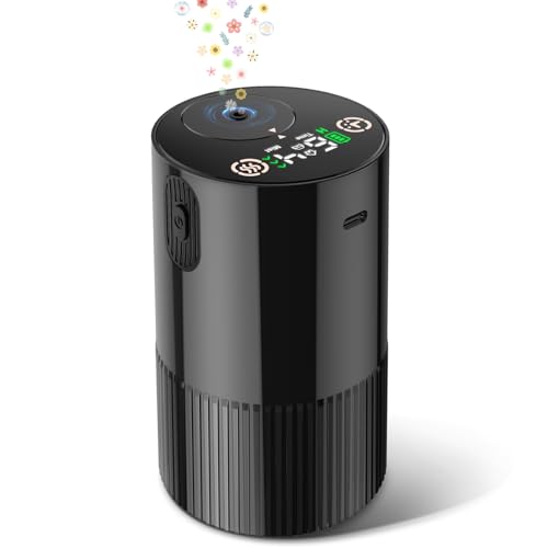 Mini Battery Operated Waterless Diffuser with 4 Mist Level Timers Auto-off D385