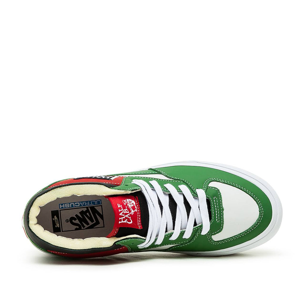 White Green Half Cab N4843