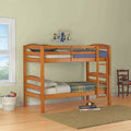 Pine Wood Twin-over-Twin Bunk Bed I621