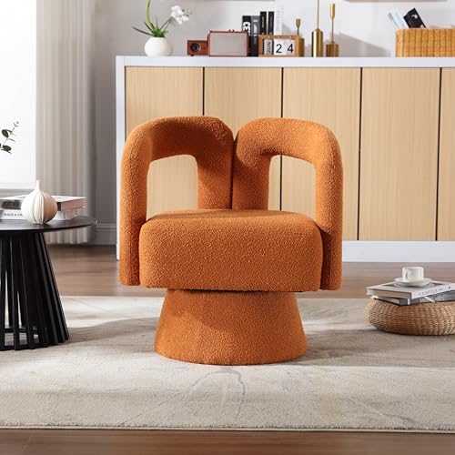 Rose Red Round Accent Chair B50673