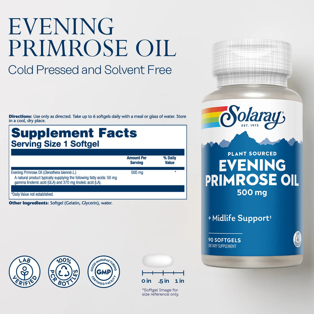 Evening Primrose Oil 500 mg 90 Softgels M37643