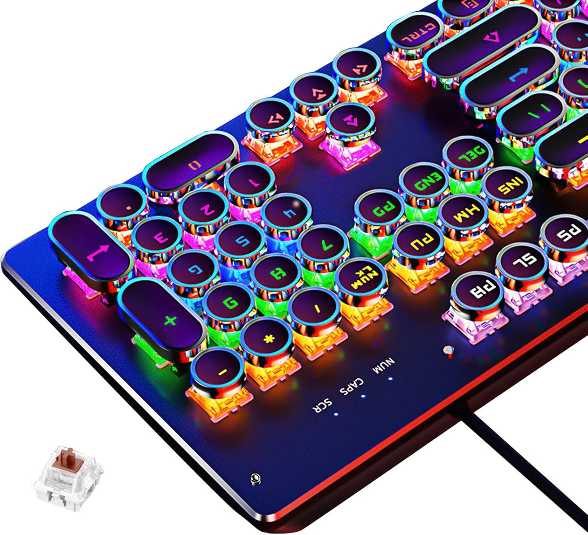 Mechanical Light Up Keyboard with LED Backlit Z247