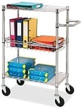 3-Tier Wire Rolling Cart Z82601