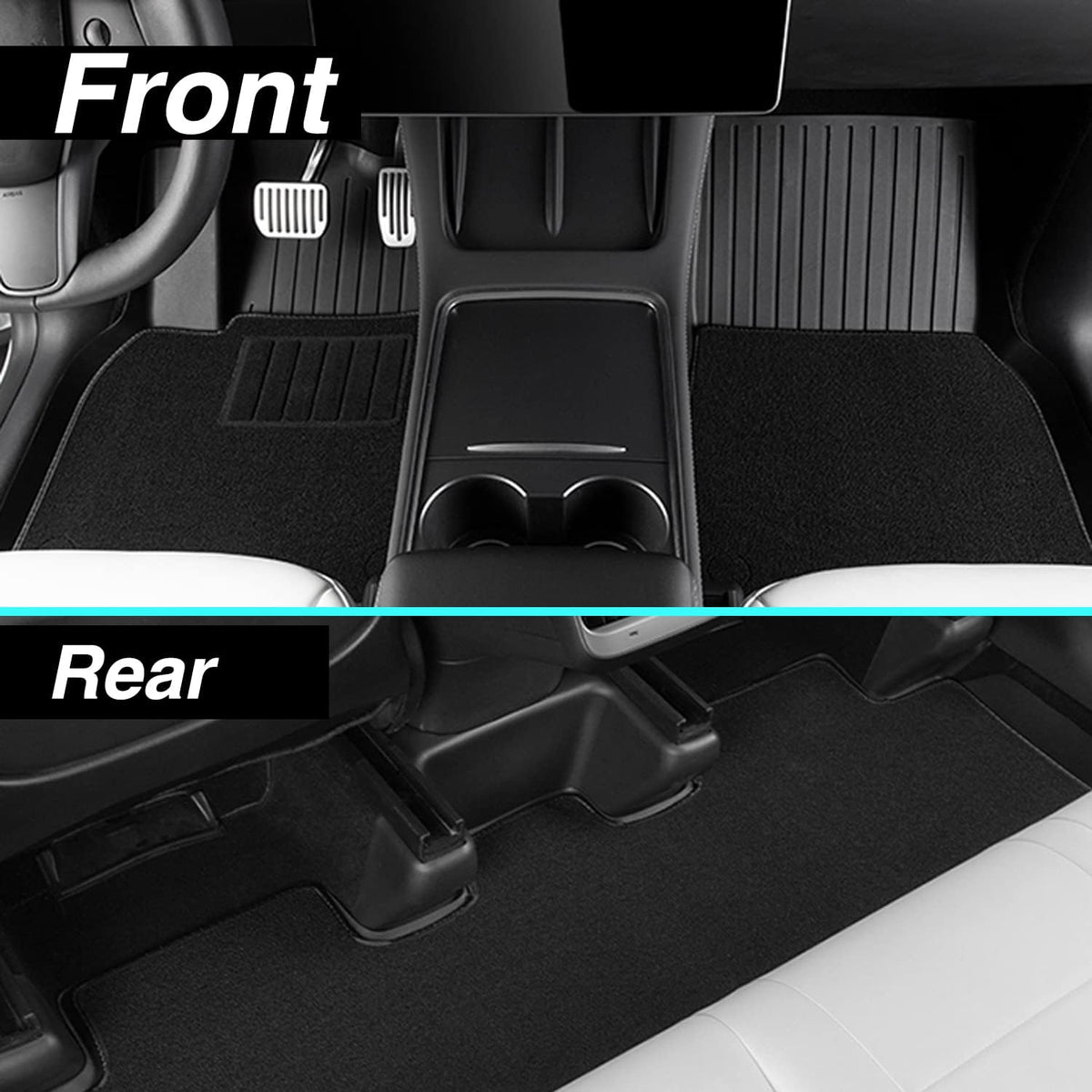 Tesla Model Y Carpet Floor Mats O474