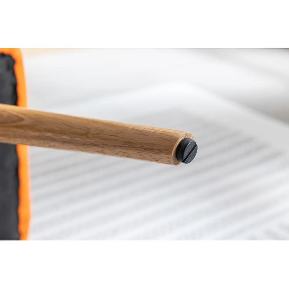 Orange Wooden Step Stool with Non-Slip Pad T553383