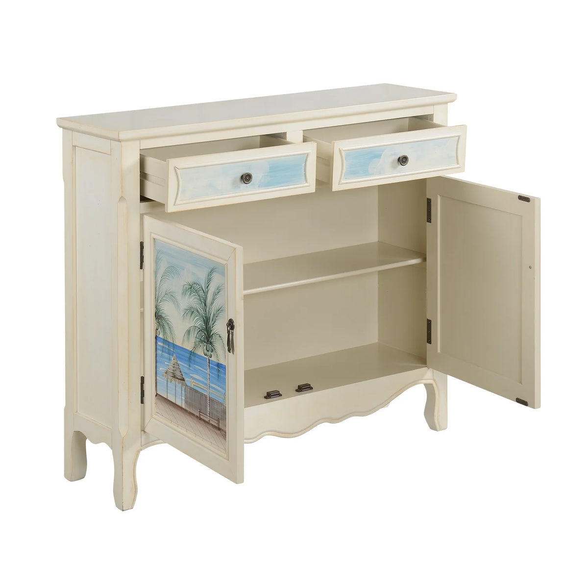 Two Drawer Two Door Cupboard V52522