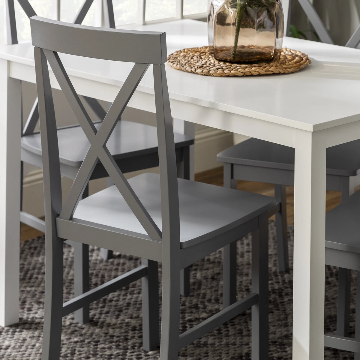 5-Piece Solid Wood Dining Set D226