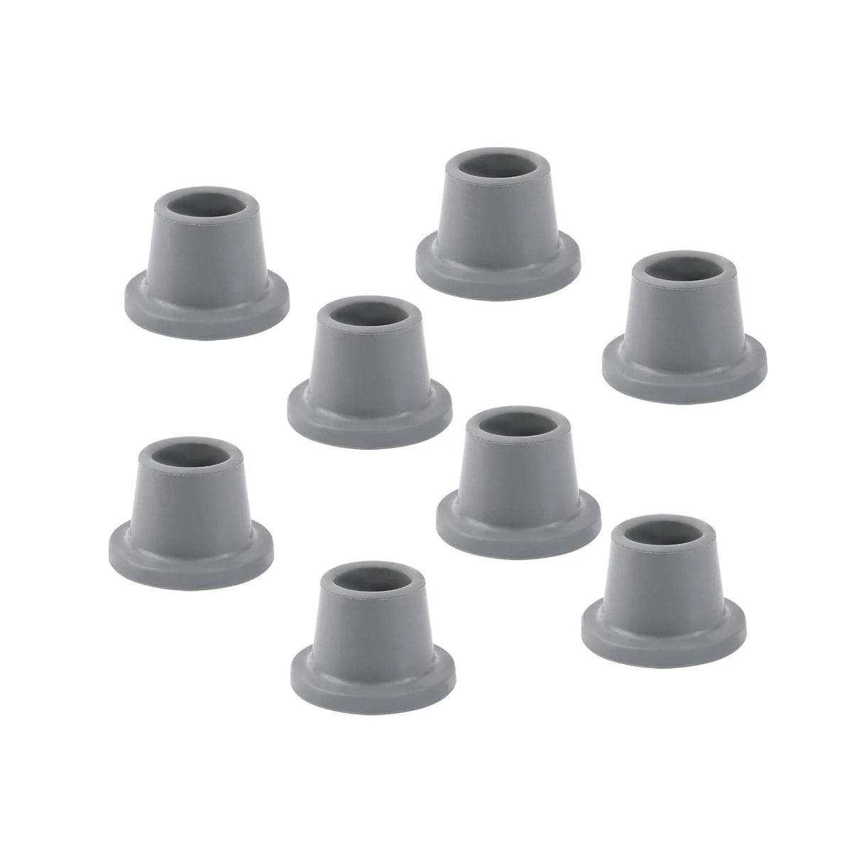 8x Shower Chair Feet Gray Rubber N446517