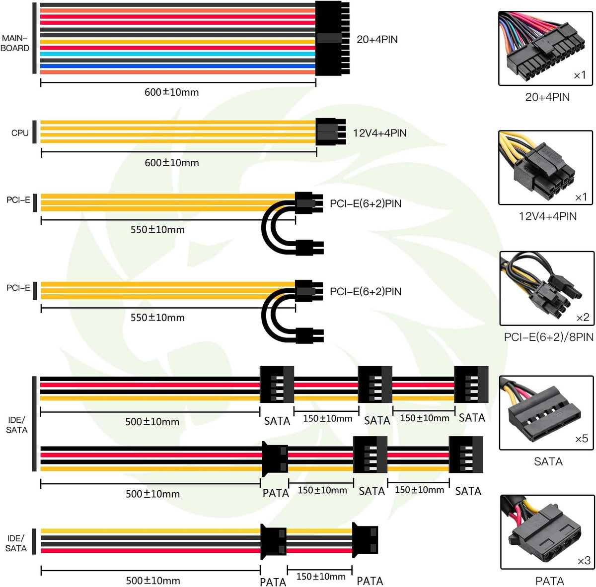 650W 80+ Bronze Non-Modular Power Supply R358166