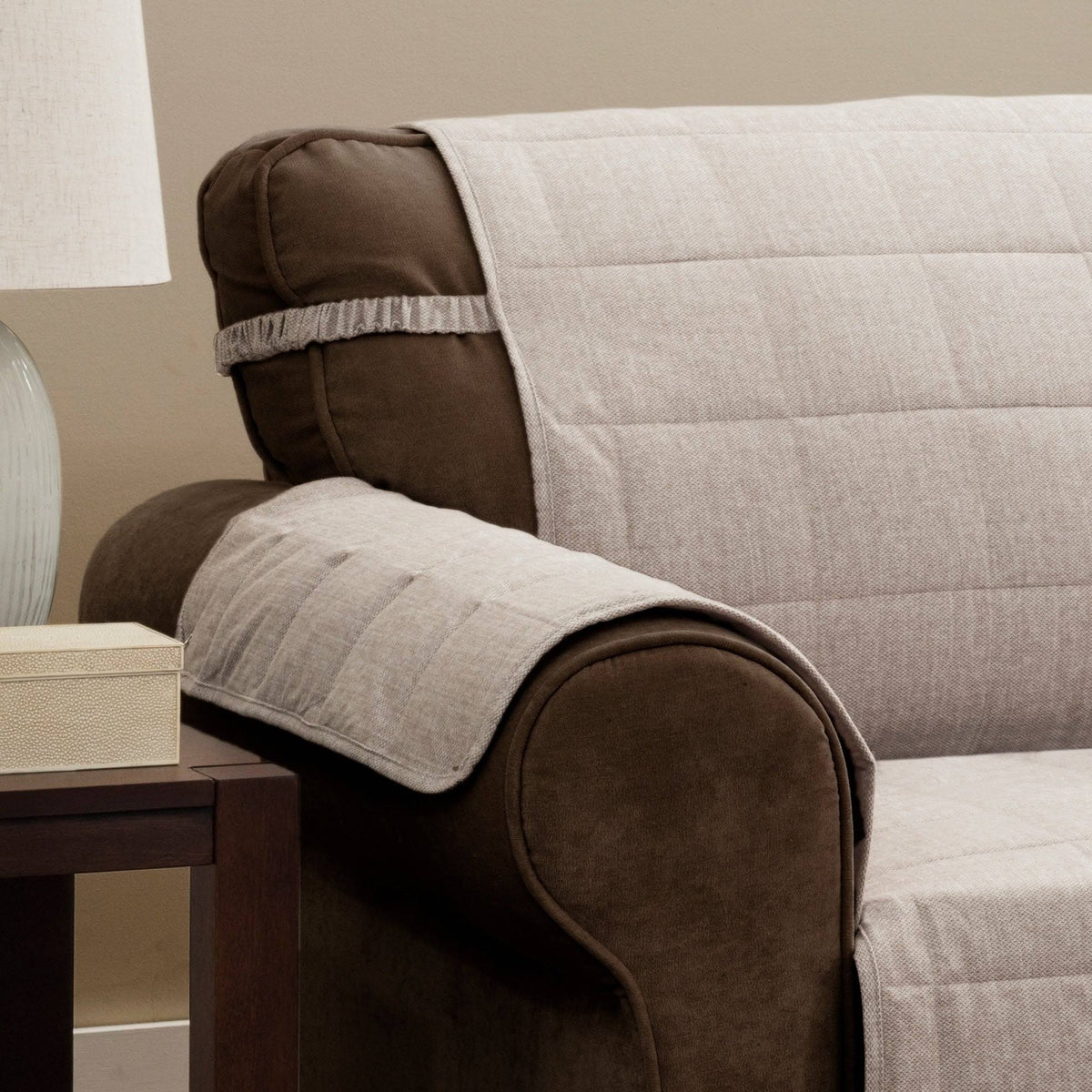 Charcoal Sofa Protector Z20586
