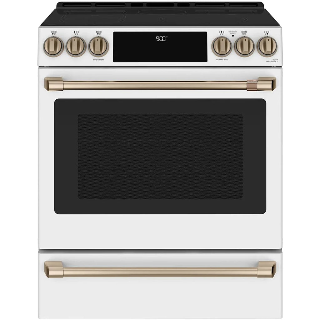 Matte White Slide-In Induction Range with WiFi X704464