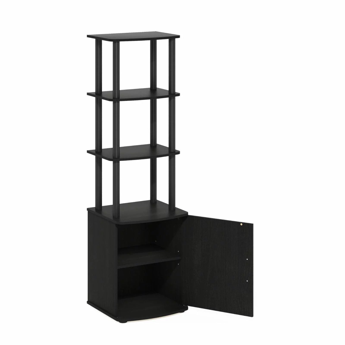 3-Tier TV Entertainment Side Table with Storage Cabinet M659890