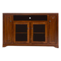 Green Tall Curve TV Stand with 3 Wood Shelves N6547