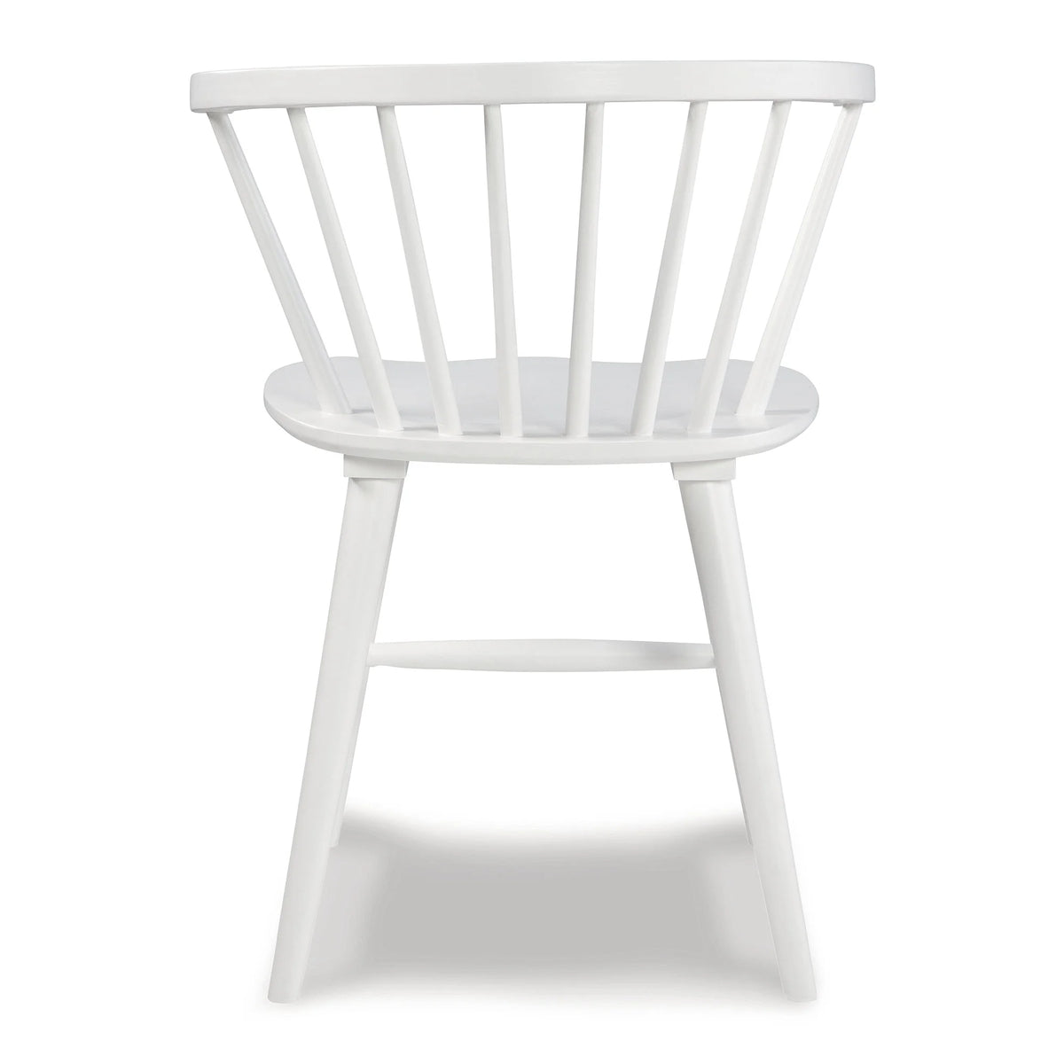 White Spindle Back Dining Chair Set of 2 T6299