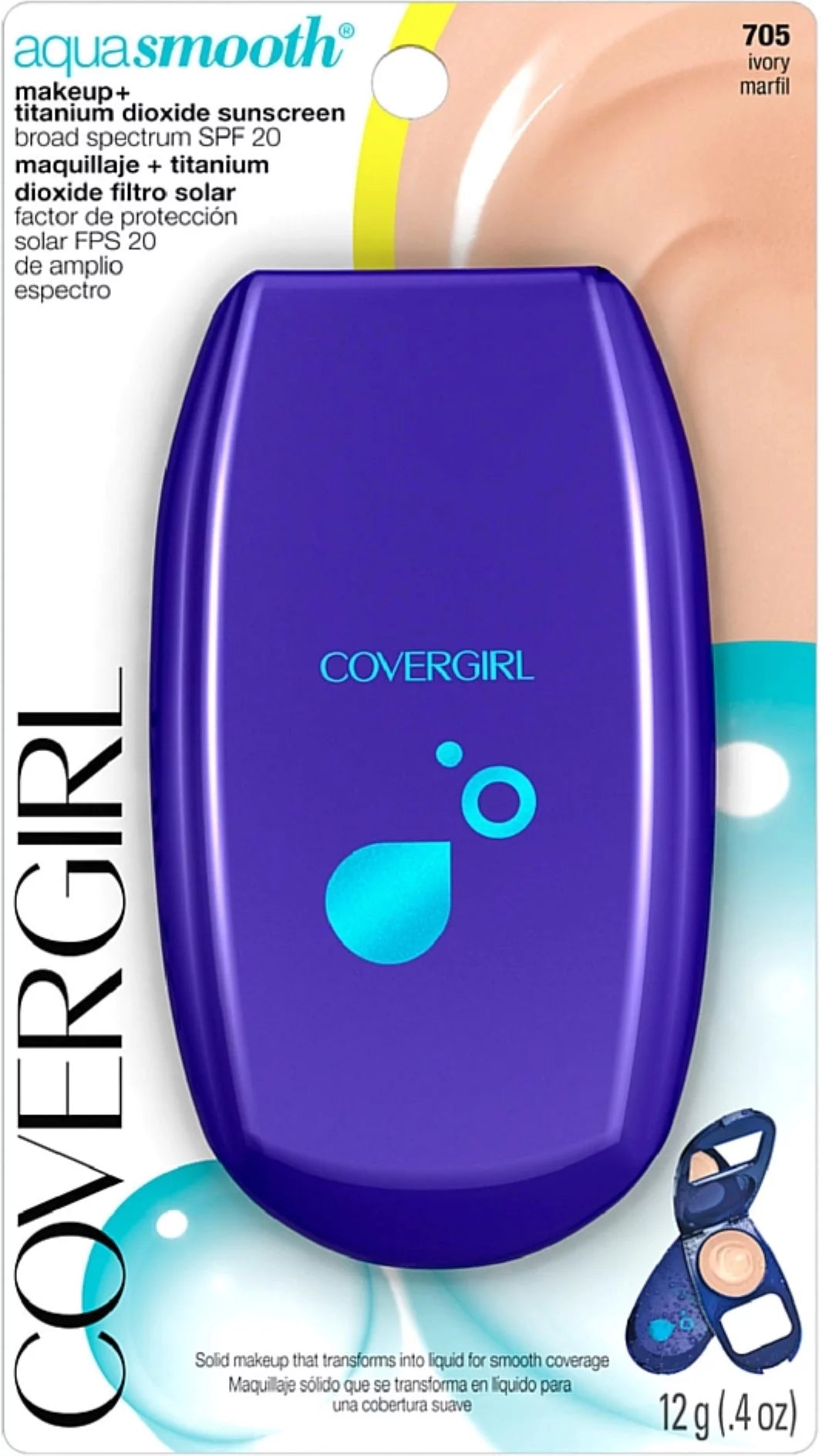 Compact Foundation Ivory 0.40 oz Pack of 3 E92213