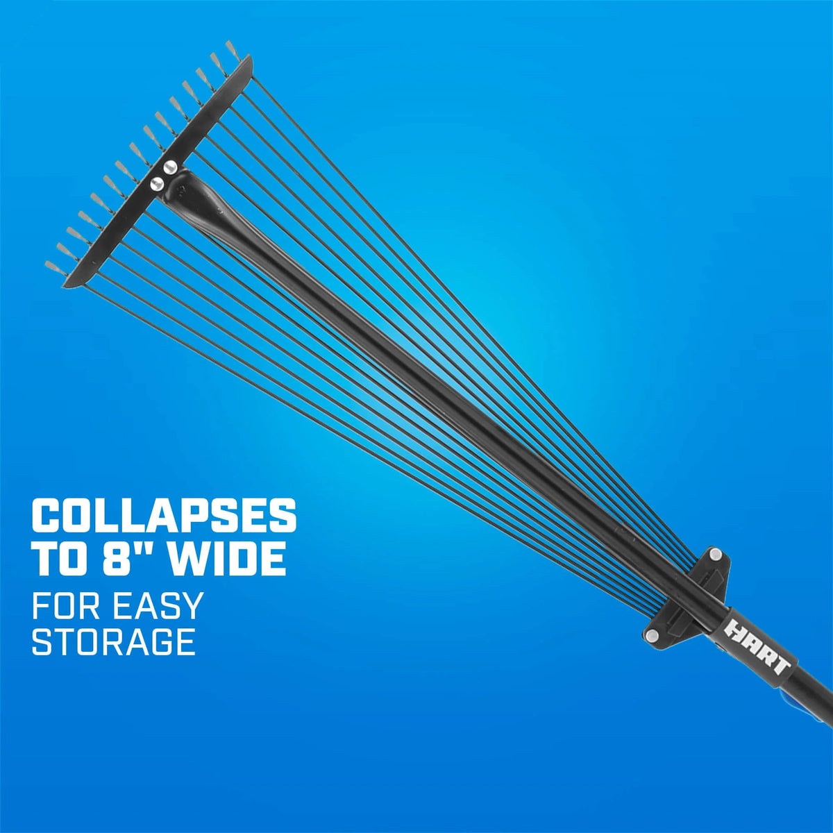 15-Tine Adjustable Leaf Rake with Telescoping Handle Q85683