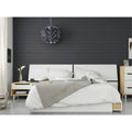 Natural Maple White Queen Size Bedroom Set W40256