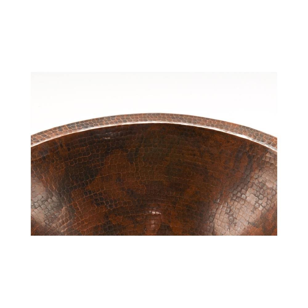 Hammered Copper Bathroom Sink F9005