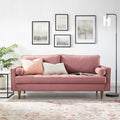 Dusty Rose Performance Velvet Sofa P6706