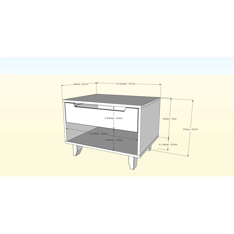 Natural Maple White Queen Size Bedroom Set W40256