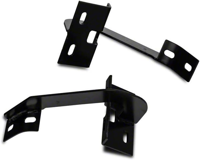 4-Inch Oval Straight End Side Step Bars; Gloss Black F6302