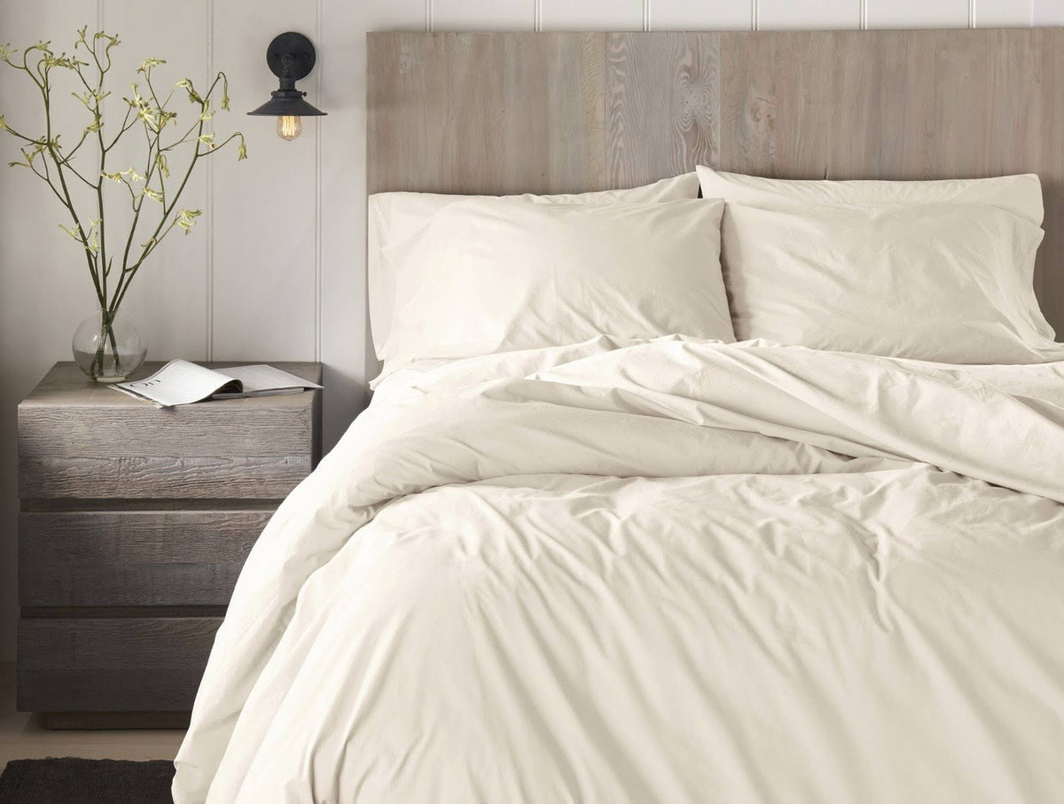 300 Percale Fitted Sheet Twin Alpine White C470