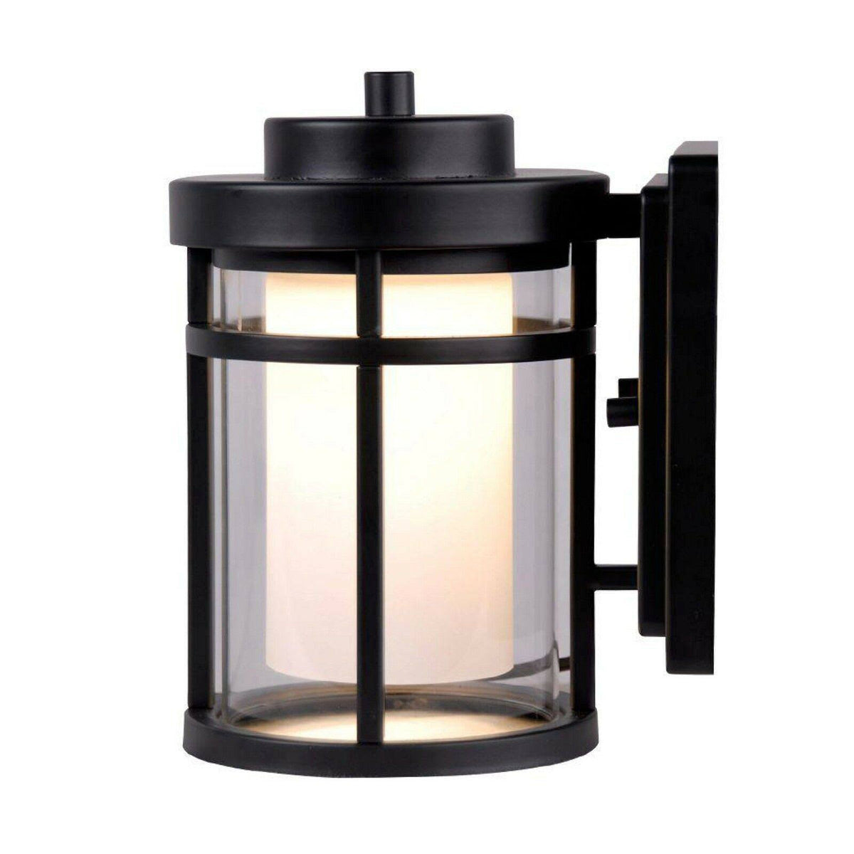 Black Outdoor LED Small Wall Light L66111