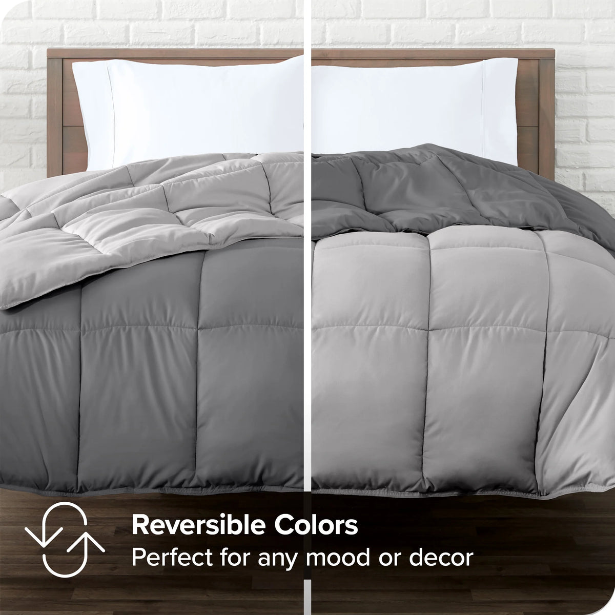 Ultra-Soft Reversible Goose Down Alternative Comforter X358