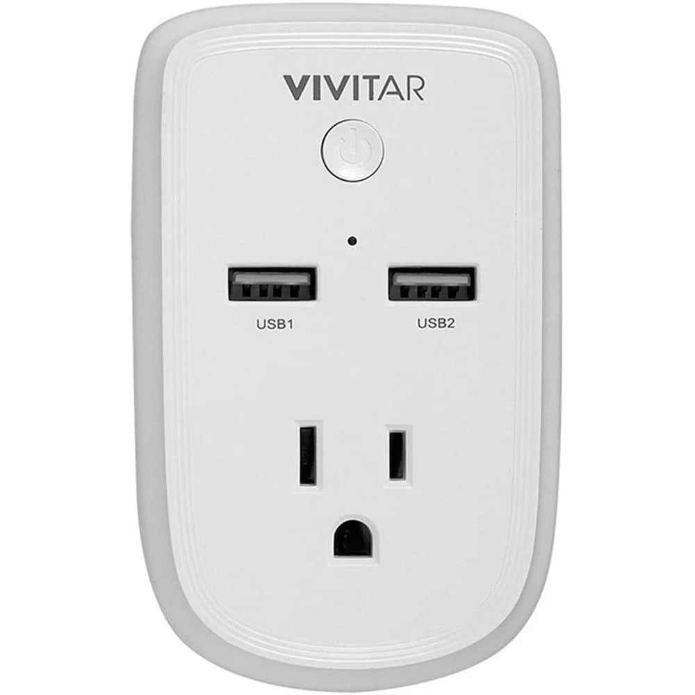 White Wi-Fi Outlet with Timers 2 Pack S192188