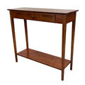 Bamboo 2-Tier Console Table with Drawer X420138