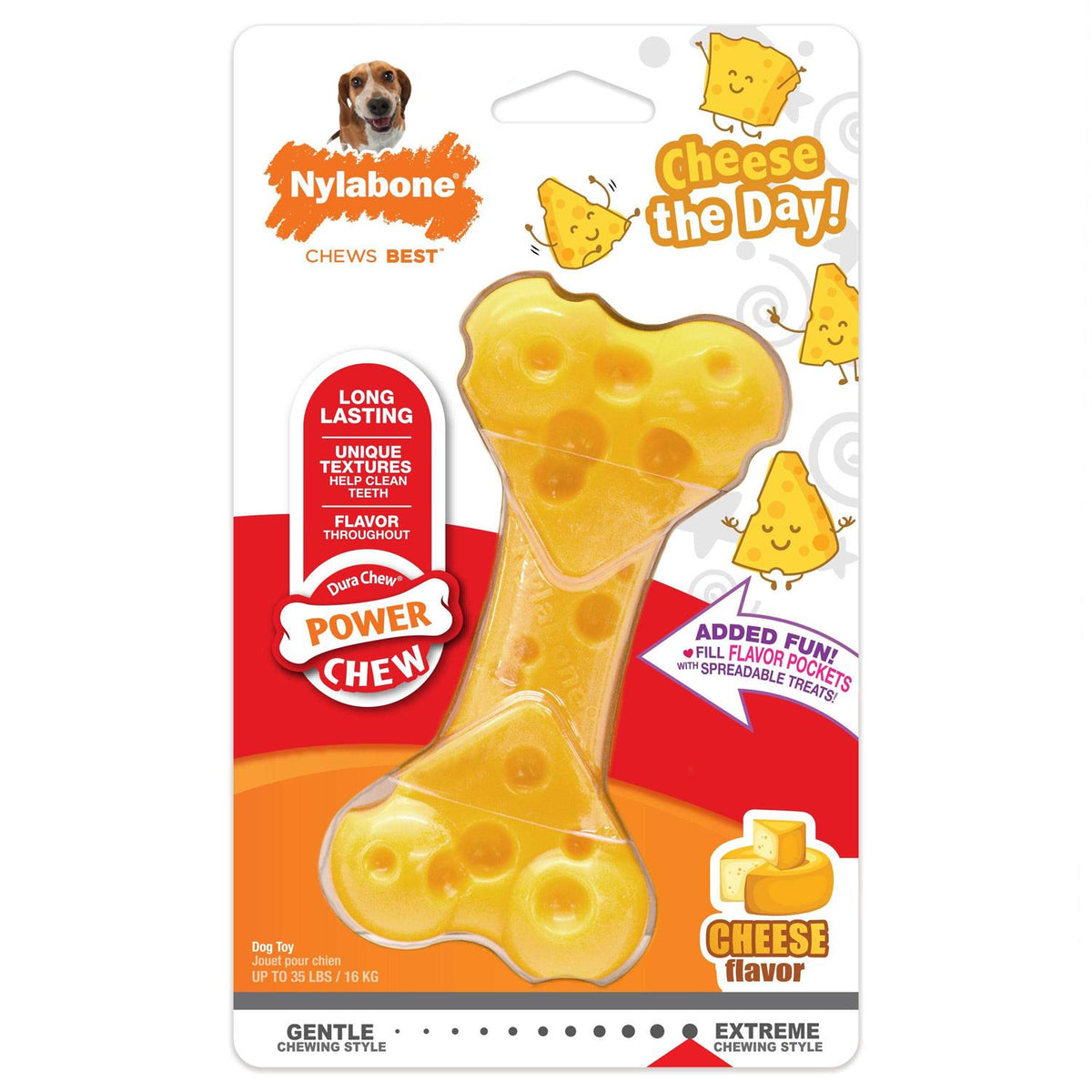 Cheese Bone Dog Toy I638