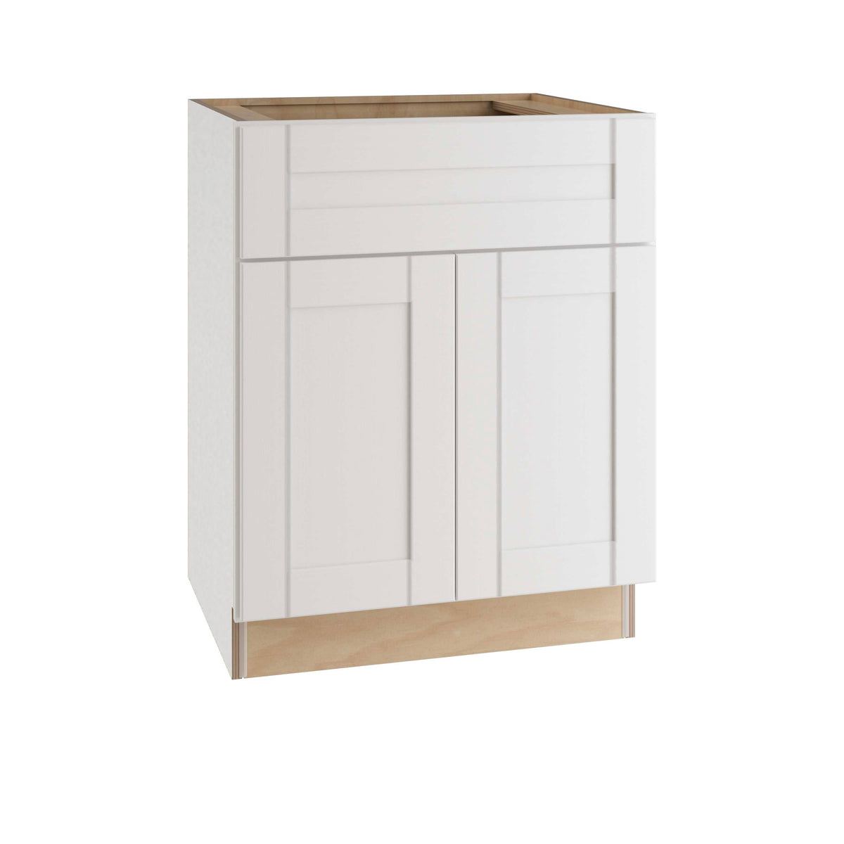 Vesper White Shaker Assembled Plywood Sink Base Kitchen Cabinet X278