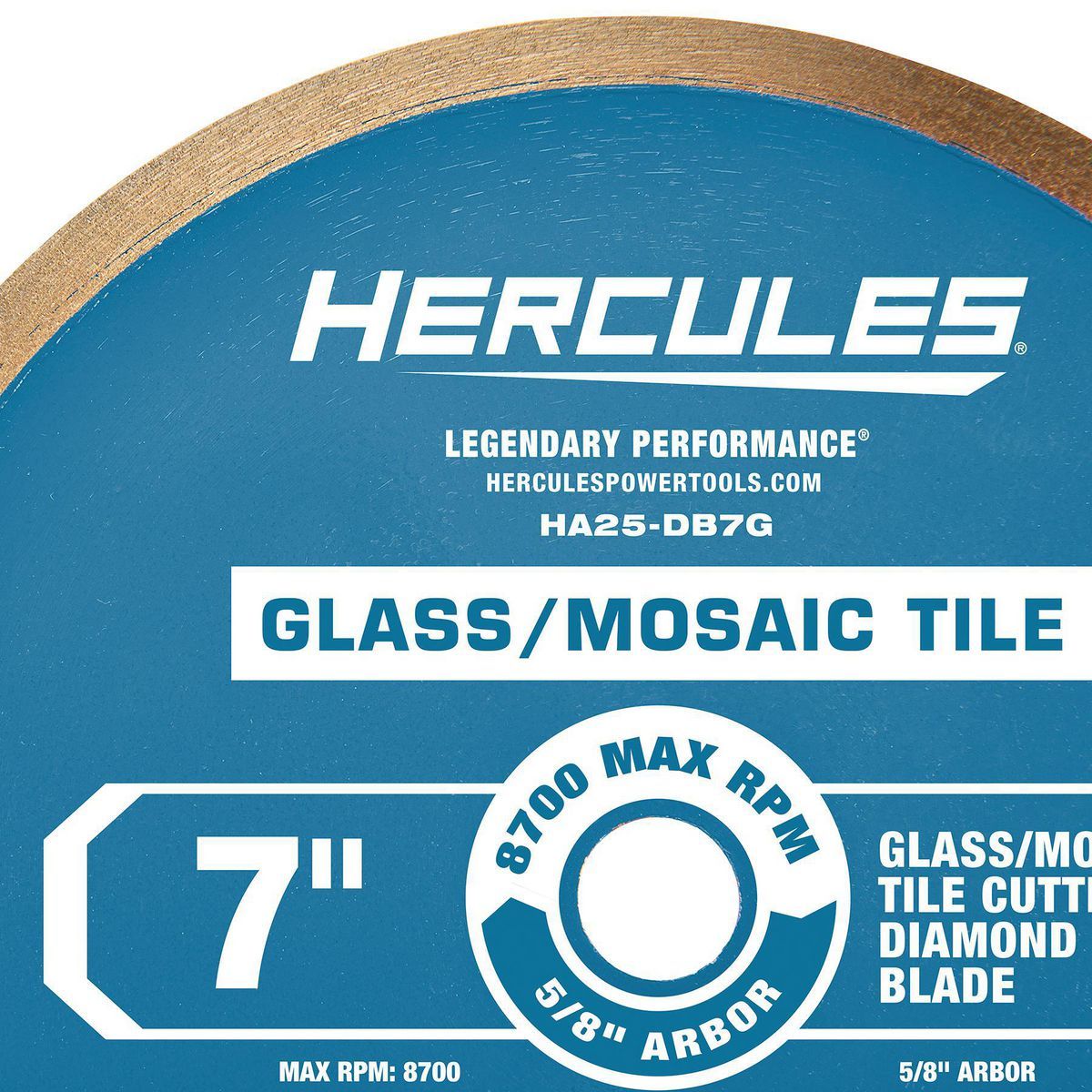 7 in. Glass and Mosaic Tile Cutting Diamond Blade W6806