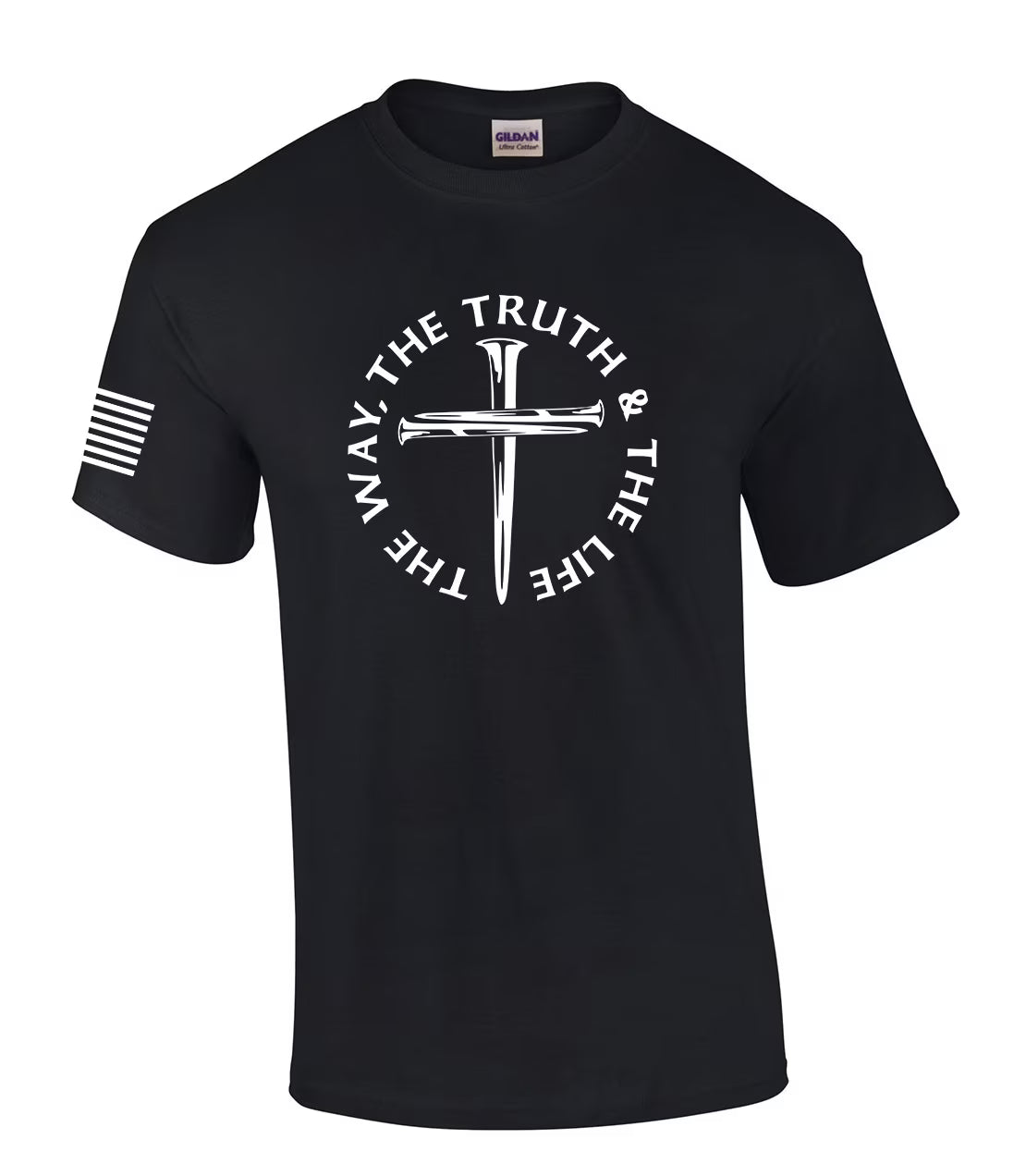Black Christian Short Sleeve Graphic T-Shirt J95129